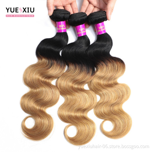 1b 27 ombre color hair  Vendors Free Sample Dropshipping Brazilian Hair Sample hair in stock